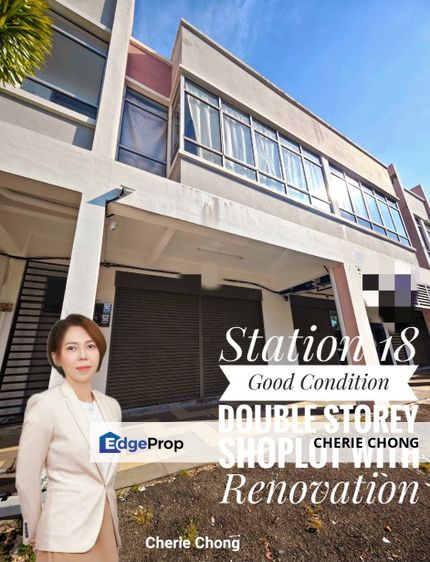 Station 18 Good Condition Double Storey Shoplot Nearby Aeon & Pengkalan With Renovation , Perak, Ipoh