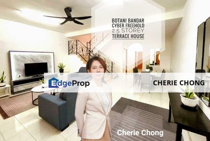 Botani Bandar Cyber Freehold 2.5 Storey Terrace House Good Condition With 3 Balconies , Perak, Ipoh