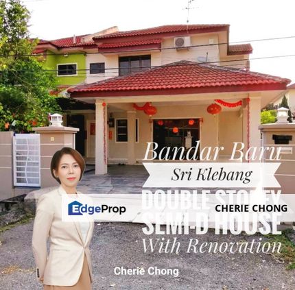 Bandar Baru Sri Klebang Double Storey Semi-D House With Renovation Clubhouse Facilities , Perak, Chemor