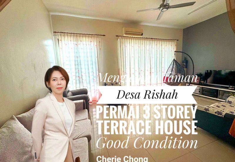 Menglembu Taman Desa Rishah Permai 3 Storey Terrace House Good Condition 
