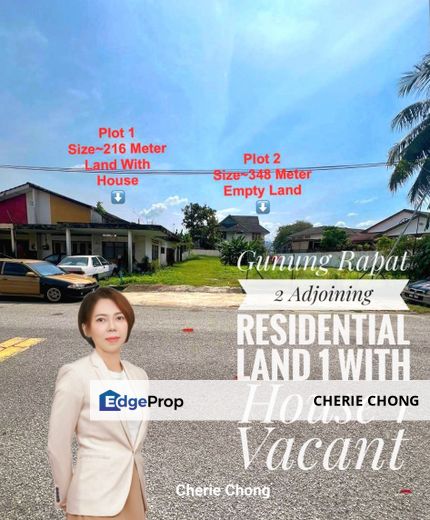 Gunung Rapat 2 Adjoining Residential Land 1 With House 1 Vacant Land, Perak, Ipoh