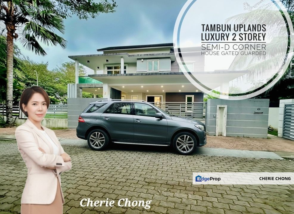 Tambun Uplands Luxury 2 Storey Semi-D House Corner Unit Gated Guarded , Perak, Ipoh