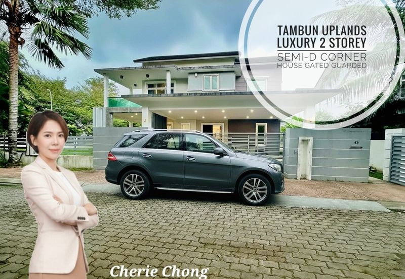 Tambun Uplands Luxury 2 Storey Semi-D House Corner Unit Gated Guarded 