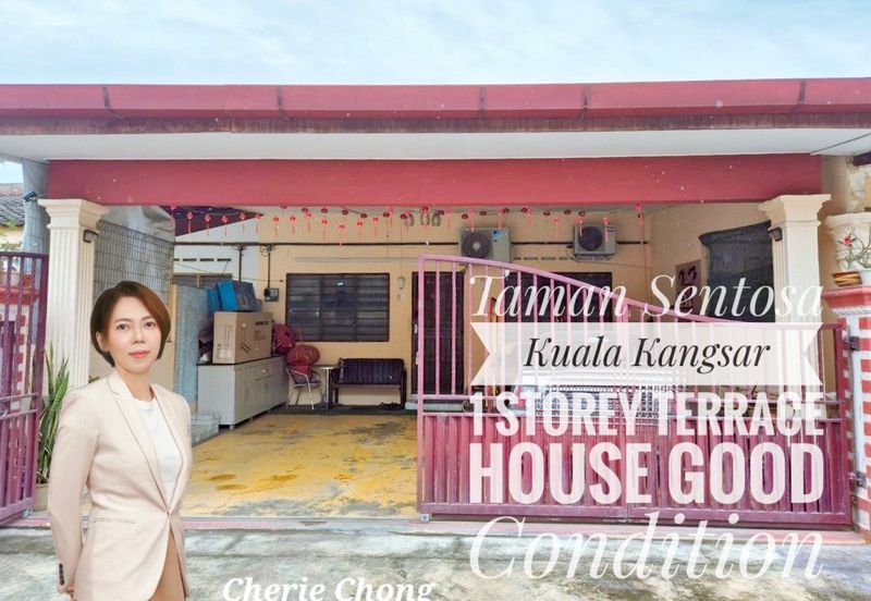 Taman Sentosa Kuala Kangsar Good Condition 1 Storey Terrace House Kitchen Extended 