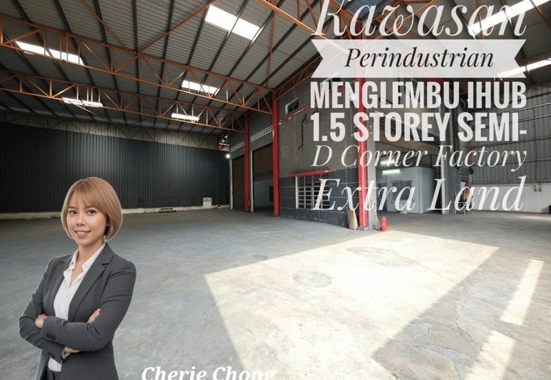 Kawasan Perindustrian Menglembu I Park 1.5 Storey Semi-D Factory Spacious Corner Unit 