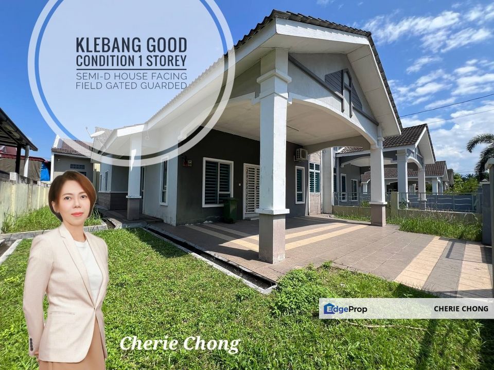 Klebang Brand New 1 Storey Semi-D House Facing Field Gated Guarded , Perak, Klebang