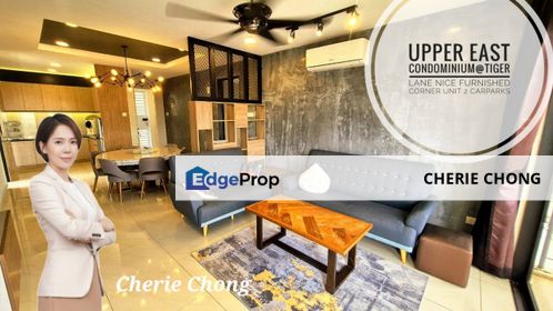 Upper East Condominium@Tiger Lane Fully Furnished Nice Corner Unit With 2 Carparks , Perak, Ipoh