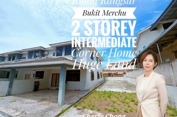 Kuala Kangsar Bukit Merchu Freehold 2 Storey Terrace Intermediate Corner House With Huge Land 