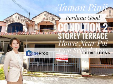 Taman Pinji Perdana Good Condition Double Storey Terrace House Near Poi Lam School Aeon Station 18, Perak, Lahat