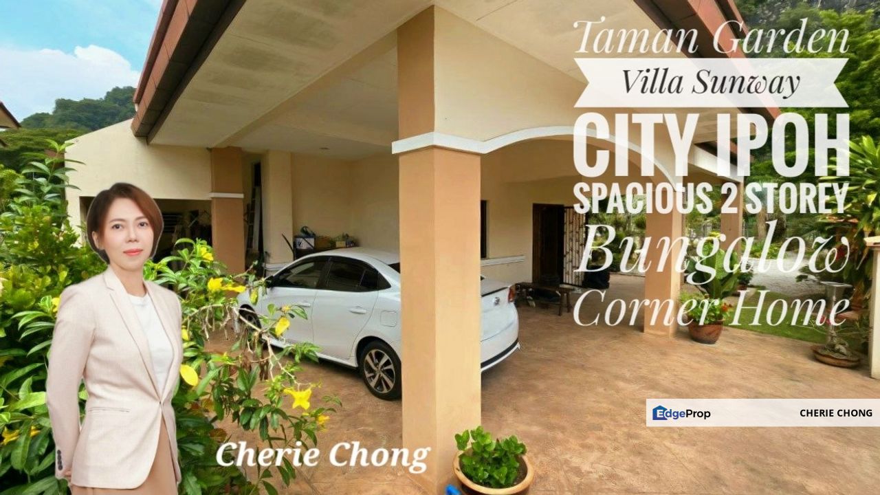 Garden Villa Sunway City Ipoh Spacious 2 Storey Bungalow Corner Home With Kitchen Extended & Reno, Perak, Ipoh
