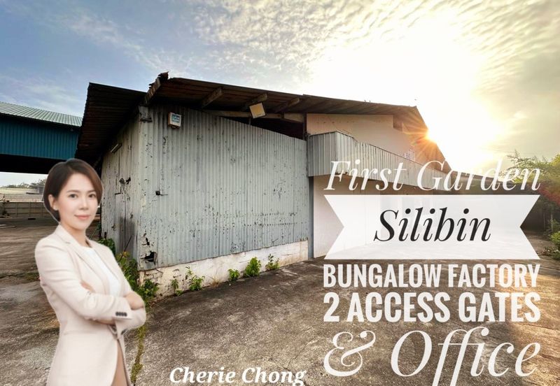 Silibin First Garden Bungalow Factory 2 Access Gates With Office Matured Industrial Area