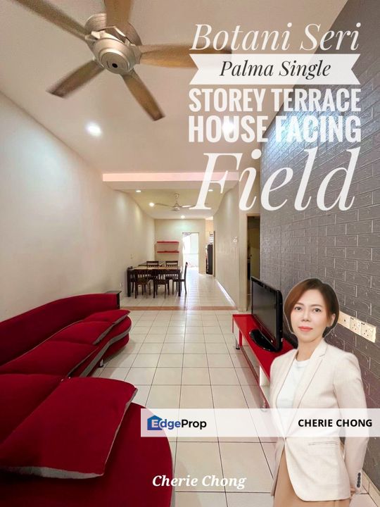Bandar Seri Botani Seri Palma Good Condition 1 Storey Terrace House Facing Field , Perak, Ipoh