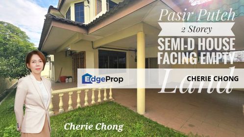 Pasir Puteh Good Condition 2 Storey Semi-D House Facing Empty Land , Perak, Ipoh