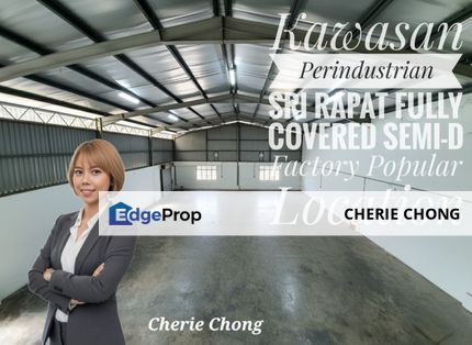 Kawasan Perindustrian Sri Rapat Fully Covered Semi-D Factory Easy Access To Simpang Pulai Toll Nearby Botani Song Choon Gunung Rapat , Perak, Ipoh