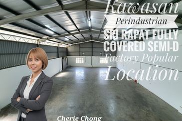 Kawasan Perindustrian Sri Rapat Fully Covered Semi-D Factory Easy Access To Simpang Pulai Toll Nearby Botani Song Choon Gunung Rapat 