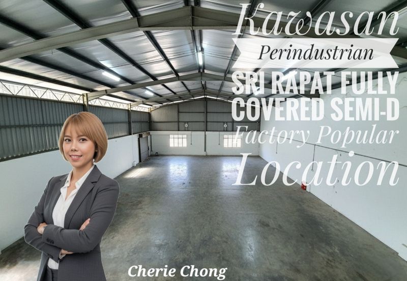 Kawasan Perindustrian Sri Rapat Fully Covered Semi-D Factory Easy Access To Simpang Pulai Toll Nearby Botani Song Choon Gunung Rapat 
