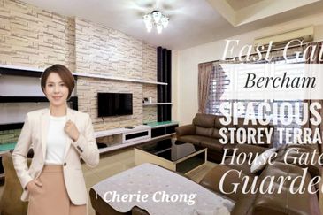 East Gate Bercham Nice Spacious 2 Storey Terrace House Gated Guarded Fully Aircond Easy Access Ipoh Garden 
