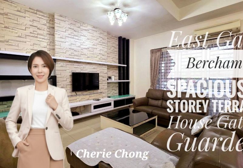 East Gate Bercham Nice Spacious 2 Storey Terrace House Gated Guarded Fully Aircond Easy Access Ipoh Garden 