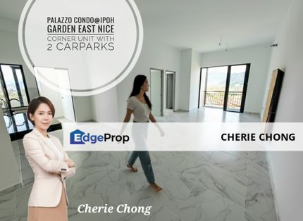 Palazzo Condo@Ipoh Garden East Nice Corner Unit With 2 Carparks Gated Guarded , Perak, Ipoh