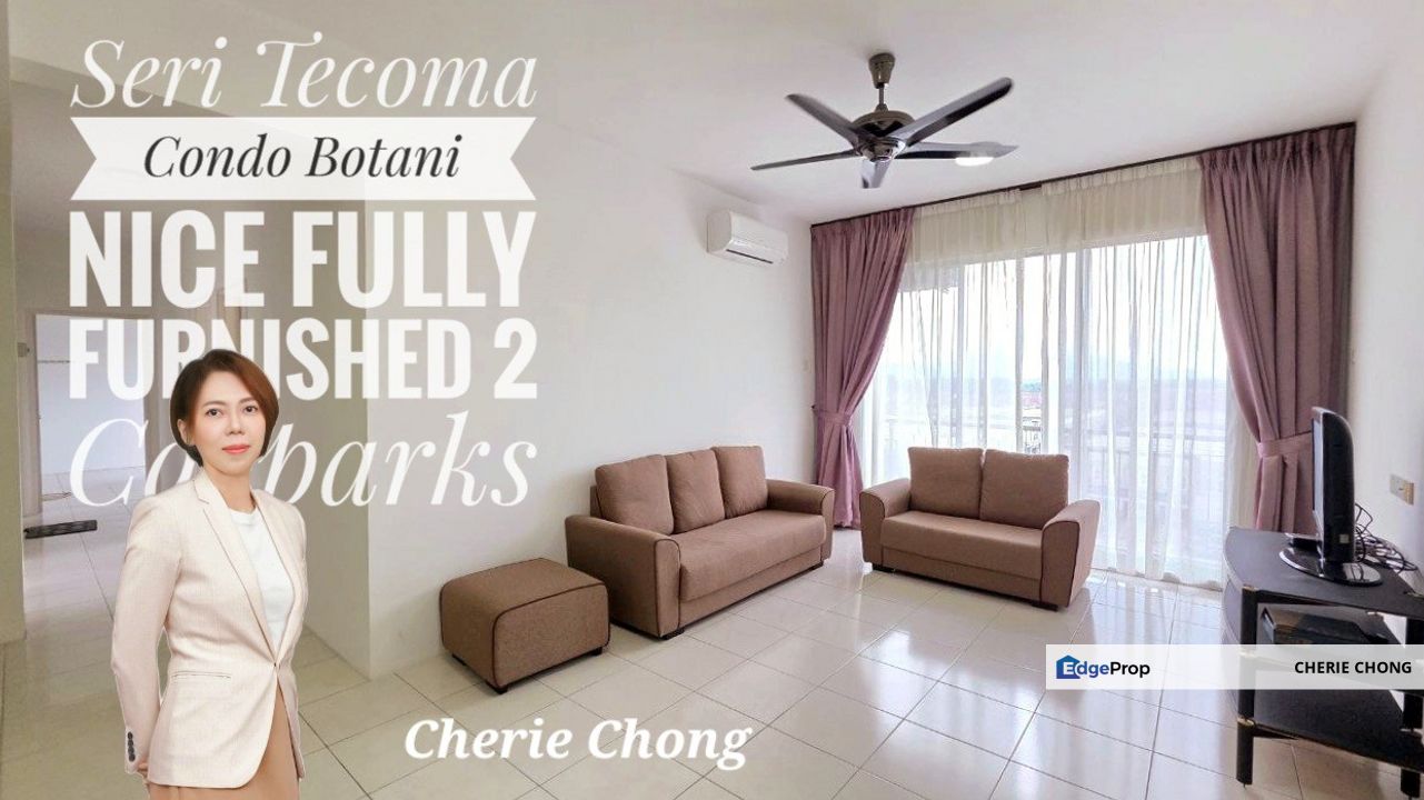 Seri Tecoma Condo Botani Nice Fully Furnished Unit 2 Carparks , Perak, Ipoh