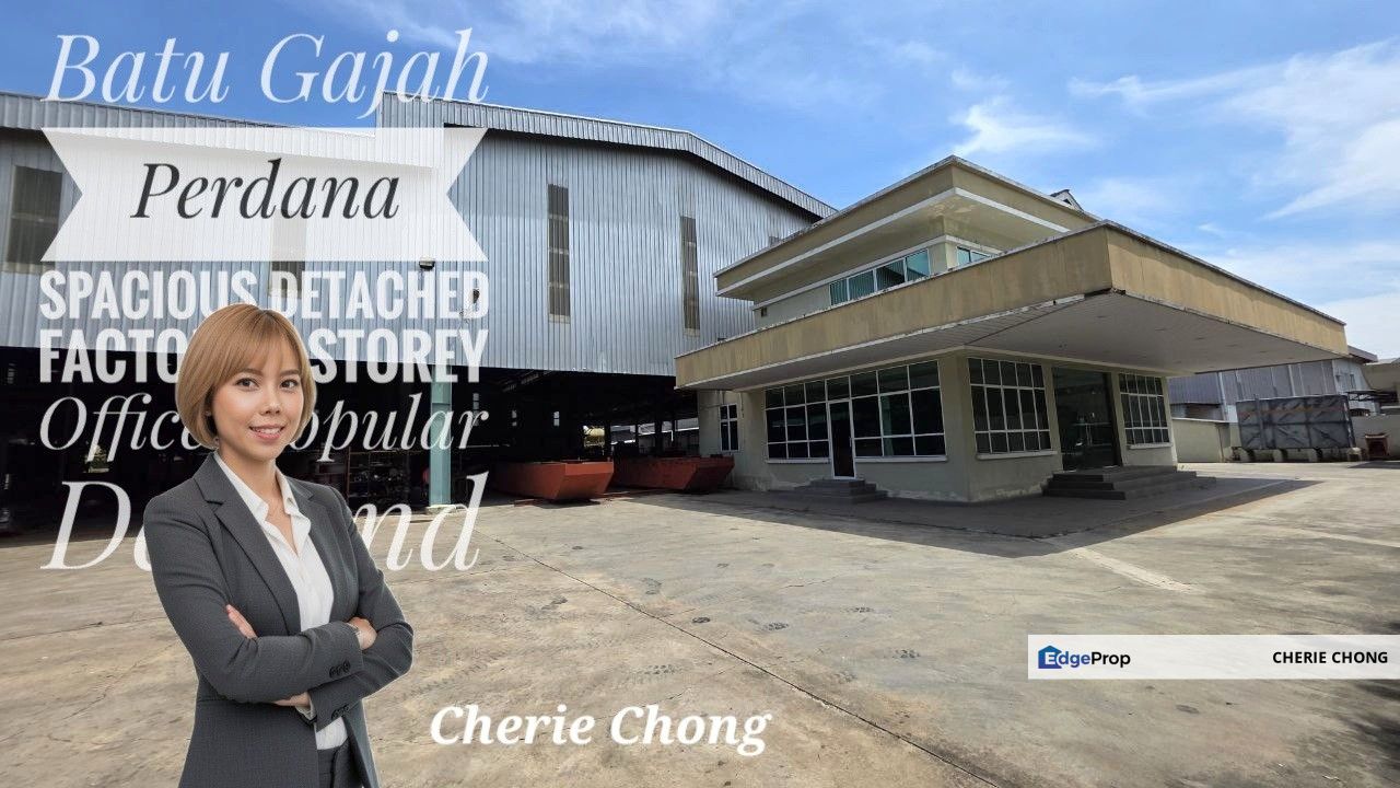 Batu Gajah Perdana Spacious Detached Factory With 2 Storey Office High Power Supply Popular Demand , Perak, Pusing