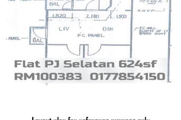 Flat Pj Selatan  Flat