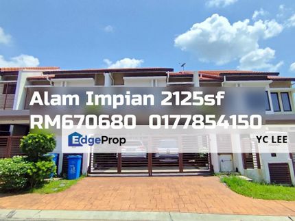 Alam Impian Terrace, Selangor, Shah Alam