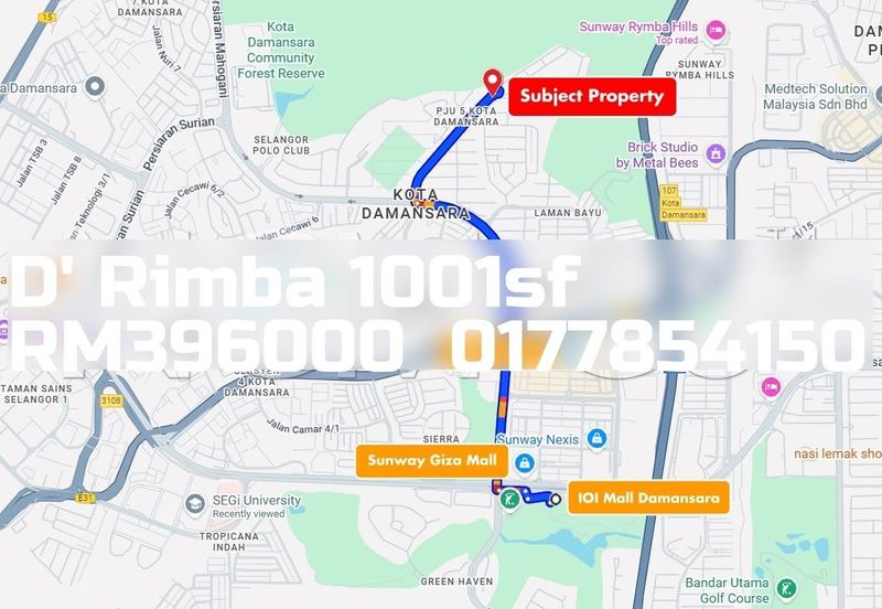 D Rimba Apartment, Kota Damansara