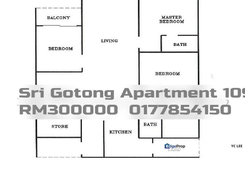 Sri Gotong Apartment Apartment, Selangor, Batu Caves 