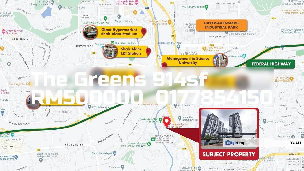The Greens Condominium, Selangor, Shah Alam