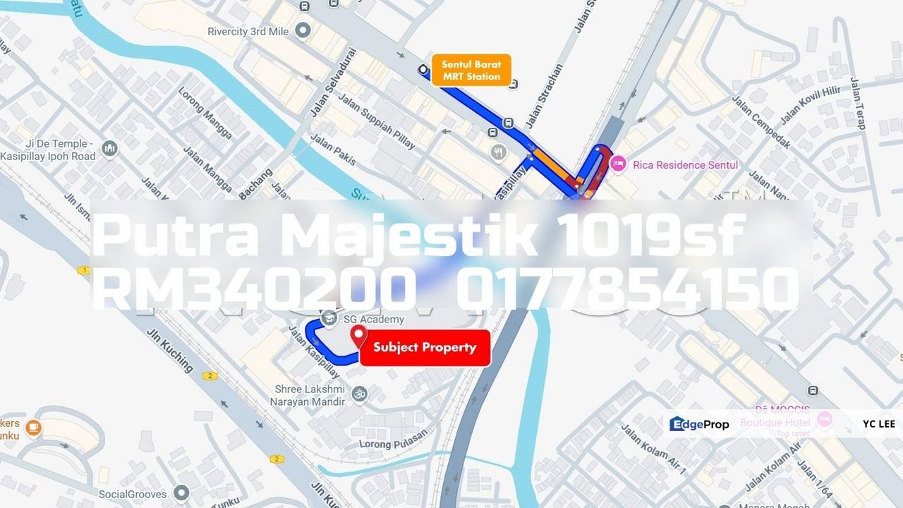 Putra Majestik Condominium, Kuala Lumpur, Jalan Ipoh