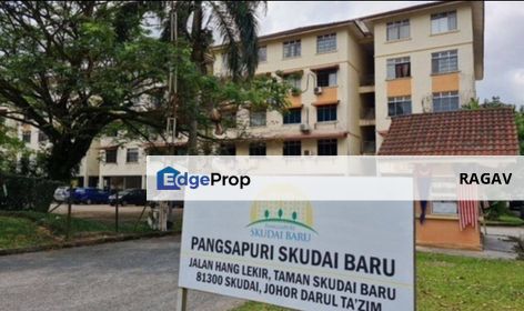 LOW MEDIUM COST FLAT IN TAMAN SKUDAI BARU SKUDAI FOR SALE, Johor, Skudai