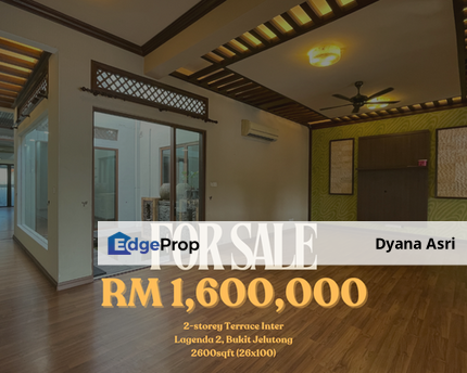 For Sale Special 26x100 Superlink Terrace Bukit Jelutong Shah Alam, Selangor, Shah Alam