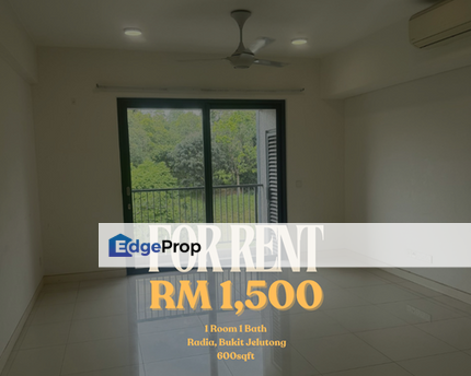 WTR. 1r1b. Radia Bukit Jelutong Shah Alam. For Rent, Selangor, Bukit Jelutong