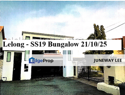 Bank Lelong Bungalow  : No. 8, SS 19/4C, 47500, Subang Jaya, Selangor., Selangor, Subang Jaya