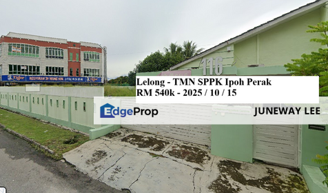 Bank Lelong 1 Story Semi-D : No. 116, Jalan Pasir Puteh, Taman SPPK, 31650, Ipoh, Perak., Perak, Ipoh