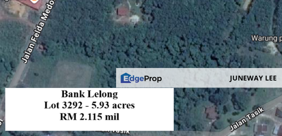 Bank Lelong Agriculture Land Segamat : Lot. 3293, Junction Between Jalan Medoi / Jalan Tasik, Kampung Jawa, 85000, Segamat, Johor., Johor, Segamat