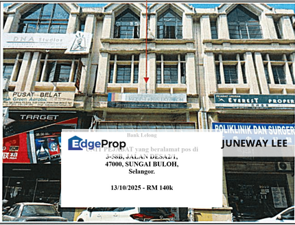 Bank Lelong Sg Buloh Office : 3-58B, JALAN DESA 2/1, 47000, SUNGAI BULOH, Selangor., Selangor, Sungai Buloh