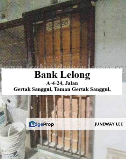 Bank Lelong Rumah Pangsar Teluk Kumbar : A-4-24, Jalan Gertak Sanggul, Taman Gertak Sanggul, 11920, Teluk Kumbar, Pulau Pinang., Penang, Teluk Kumbar