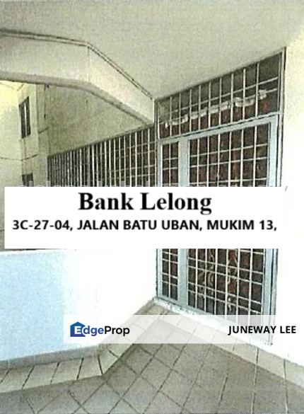 Bank Lelong Pangsapuri Gelugor : 3C-27-04, JALAN BATU UBAN, MUKIM 13, 11700, GLUGOR, Pulau Pinang., Penang, Sungai Dua (Island)