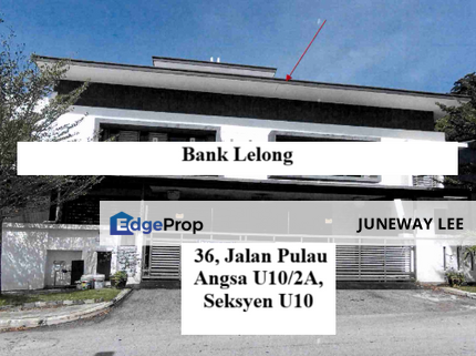 Bank Lelong 2 Story Terrace Shah Alam ;   36, Jalan Pulau Angsa U10/2A, Seksyen U10, 40170, Shah Alam, Selangor., Selangor, Shah Alam
