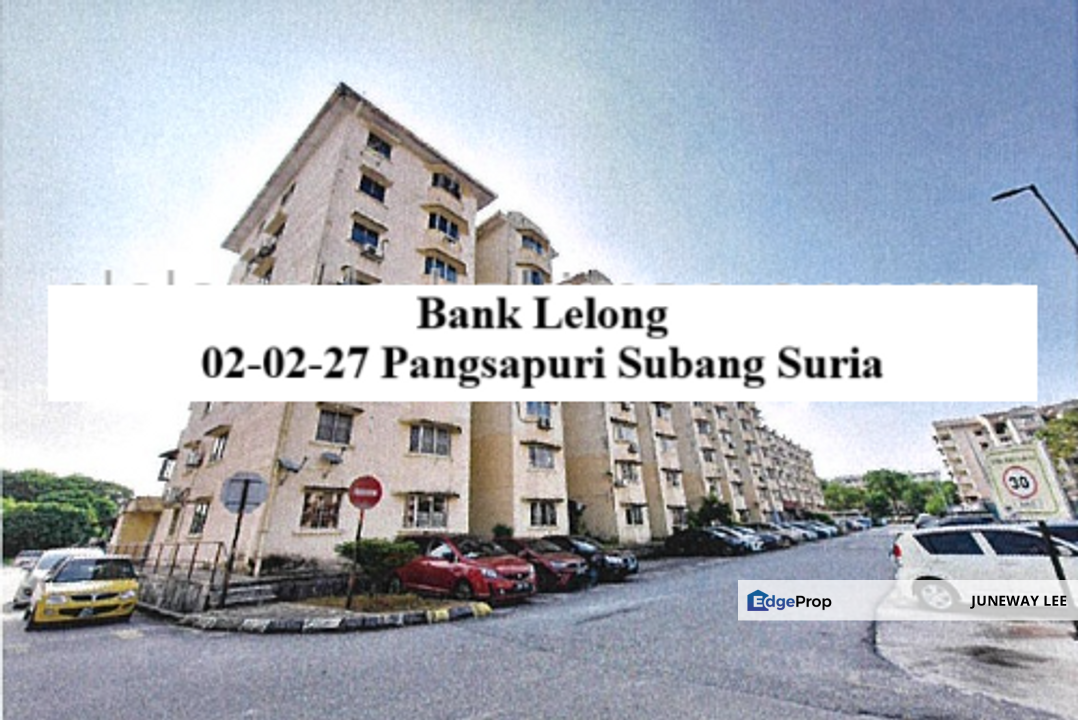 Bank Lelong Subang Suira  Apartment : 02- 02-27, Pangsapuri Subang Suria, Jalan Bintang U5/33, Seksyen U5, 40150, Shah Alam, Selangor., Selangor, Shah Alam