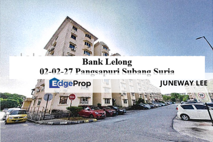 Bank Lelong Apartment Seksyen 5 : 02- 02-27, Pangsapuri Subang Suria, Jalan Bintang U5/33, Seksyen U5, 40150, Shah Alam, Selangor., Selangor, Shah Alam