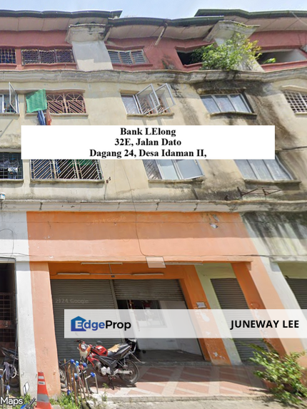 Bank Lelong Apartment : 32E, Jalan Dato Dagang 24, Desa Idaman II, 41200, Klang, Selangor., Selangor, Klang
