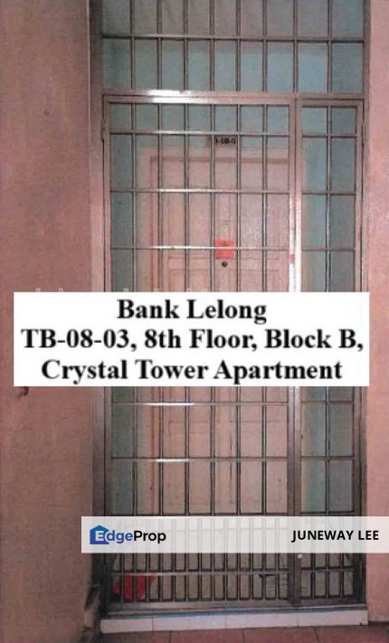 Bank Lelong Ampang Apartment :  TB-08-03, 8th Floor, Block B, Crystal Tower Apartment, Cangkat Bukit Indah 2, Bukit Indah, 68000, Ampang, Selangor., Selangor, Ampang
