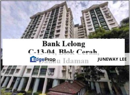 Bank Lelong Danau Idaman Apartment : C-13-04, Blok Cerah, Danau Idaman, Jln 2/109F, Tmn Danau Desa, 58100, Kuala Lumpur, Kuala Lumpur, Taman Desa 