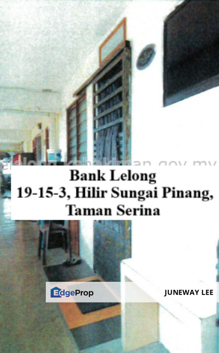Bank Lelong : 19- 15-3, Hilir Sungai Pinang, Taman Serina, 11600, Jelutong, Pulau Pina, Penang, Sungai Pinang