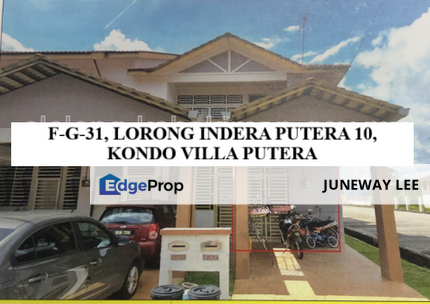 Bank Lelong Town House Kondo Villa Putera : F-G-31, LORONG INDERA PUTERA 10, KONDO VILLA PUTERA, 13200, KEPALA BATAS, Pulau Pinang., Penang, Kepala Batas