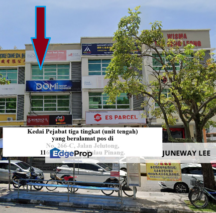 Bank Auction 3 Story Shop House Jelutong :  266-C, Jalan Jelutong, 11600, Jelutong, Pulau Pinang., Penang, Jelutong