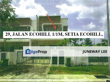 Bank Lelong 2 Story End Lot Terraced House Setia Ecohill :  29, JALAN ECOHILL 1/1M, SETIA ECOHILL, 43500, SEMENYIH, Selangor., Selangor, Semenyih